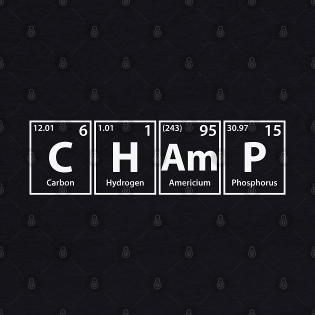 Champ (C-H-Am-P) Periodic Elements Spelling by cerebrands